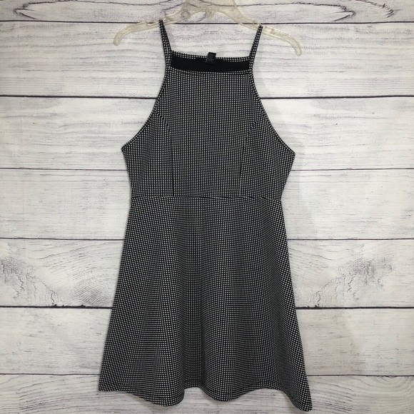 Forever 21 Polka Dot Mini Dress Sz Lg - Picture 2 of 6